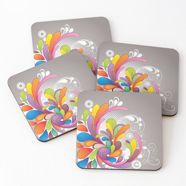 Item preview, Multi-color, rainbow splatter pattern designed and sold by yougalore.