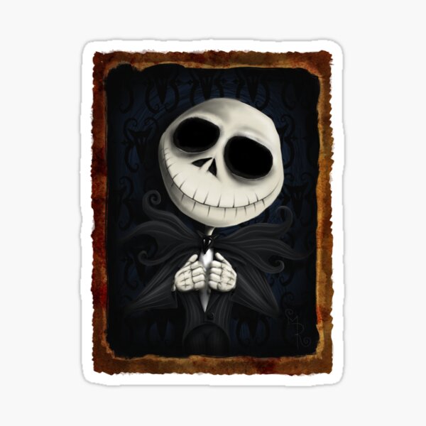 the pumpkin king - jack skellington Sticker
