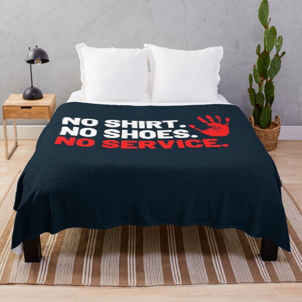 Item preview, No shirt no shoes no service designed and sold by Combistudios.