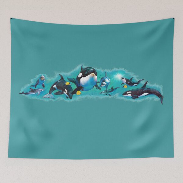 Item preview, Dolphins and Orcas designed and sold by Salmoneggs.