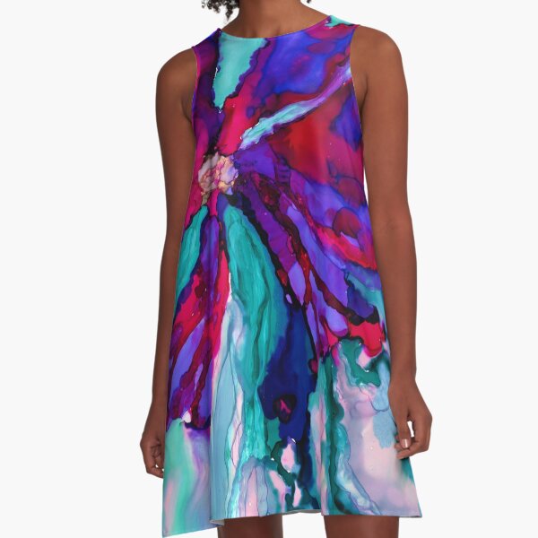 Opening to Life A-Line Dress