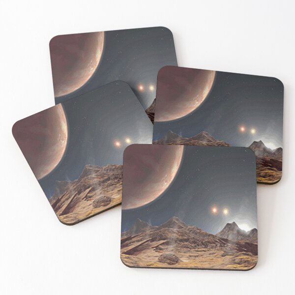 Item preview, Alien World Planet Space Stars designed and sold by MurphyMorganGifts.