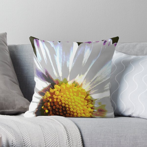 Do not crush the daisy! Throw Pillow