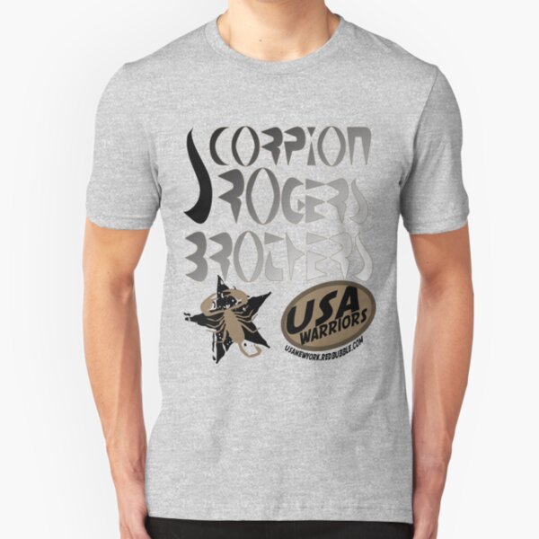 scorpion usa warriors by rogers brothers Slim Fit T-Shirt