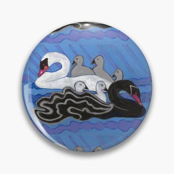 Item preview, Seven Swans Swimming designed and sold by Denise Weaver Ross.