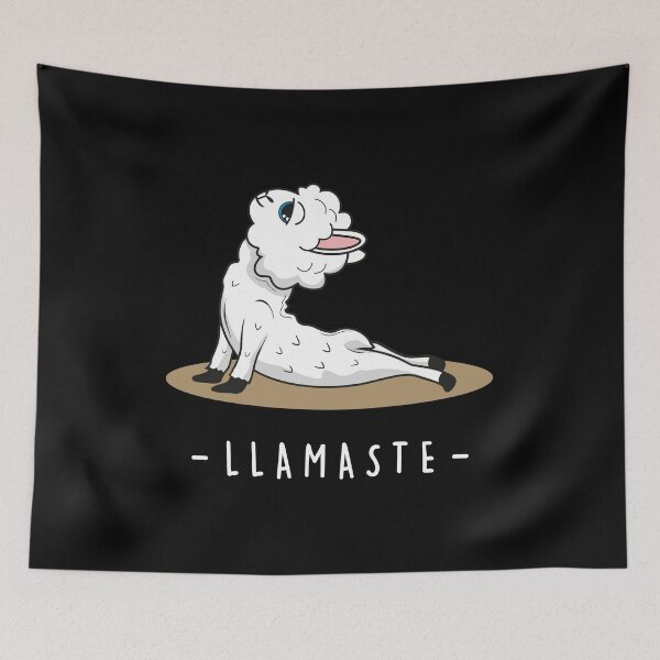 Item preview, FUNNY YOGA LLAMA LLAMASTE YOGA  DESIGN designed and sold by Picspot.