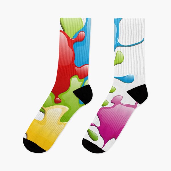 Item preview, Multi-color, rainbow splatter pattern designed and sold by yougalore.
