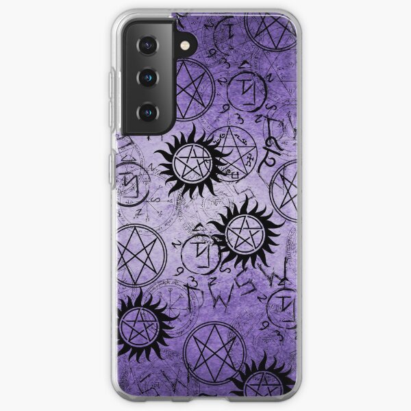 Übernatürliches Purpur Samsung Galaxy Flexible Hülle