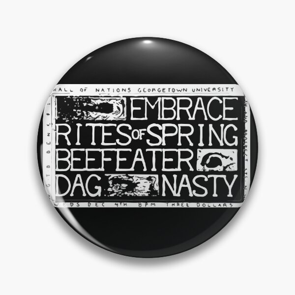 Item preview, 1985 DC hardcore show poster, Rites of Spring, Dag Nasty designed and sold by Fairytale of DC.