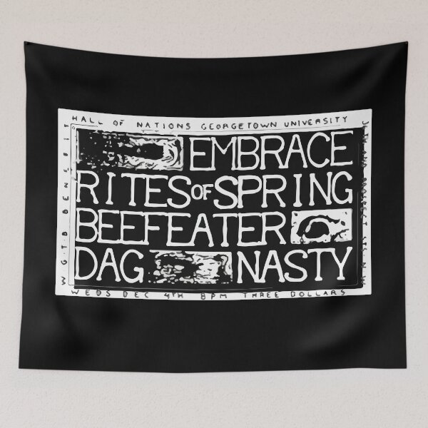 Item preview, 1985 DC hardcore show poster, Rites of Spring, Dag Nasty designed and sold by Fairytale of DC.