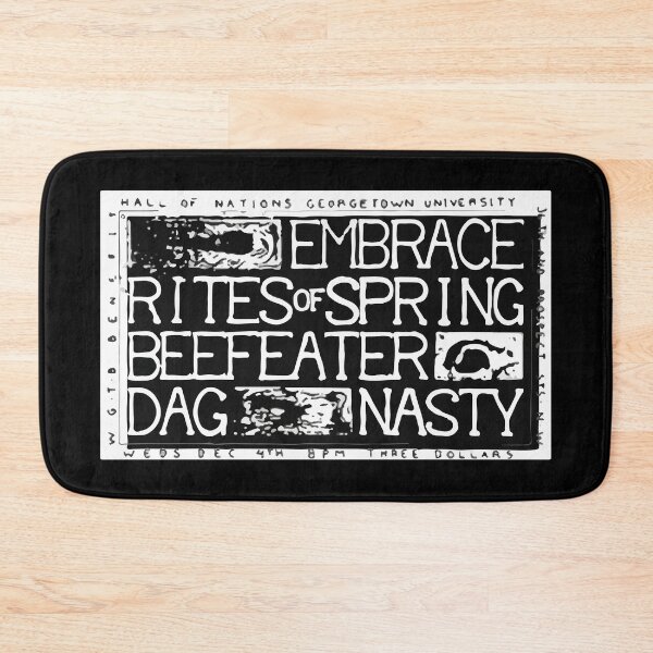 Item preview, 1985 DC hardcore show poster, Rites of Spring, Dag Nasty designed and sold by Fairytale of DC.