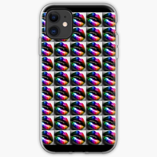 "Zips and Lips" - phone iPhone Soft Case
