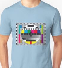 TV transmission test card Slim Fit T-Shirt