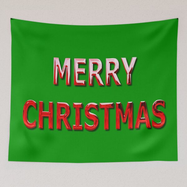 Item preview, Merry Christmas Message in Red Chrome designed and sold by MarkUK97.