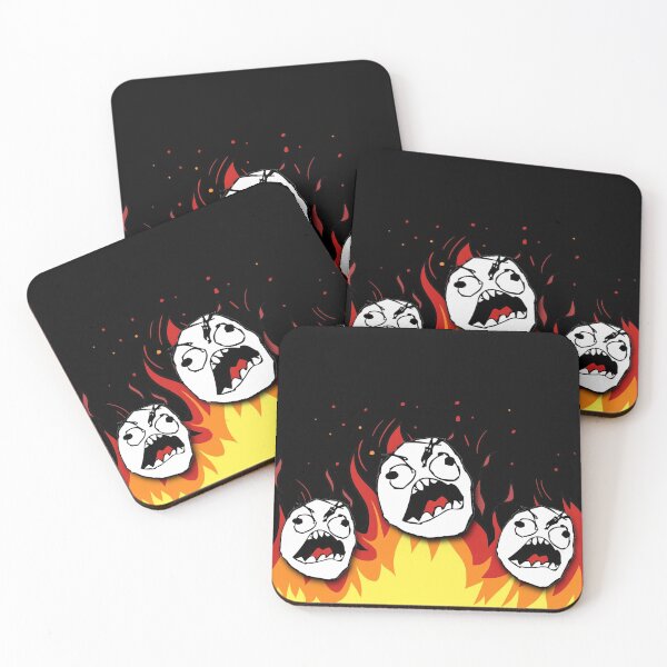 Item preview, Fuuu Meme Rage Guy on Fire designed and sold by fairchildart.