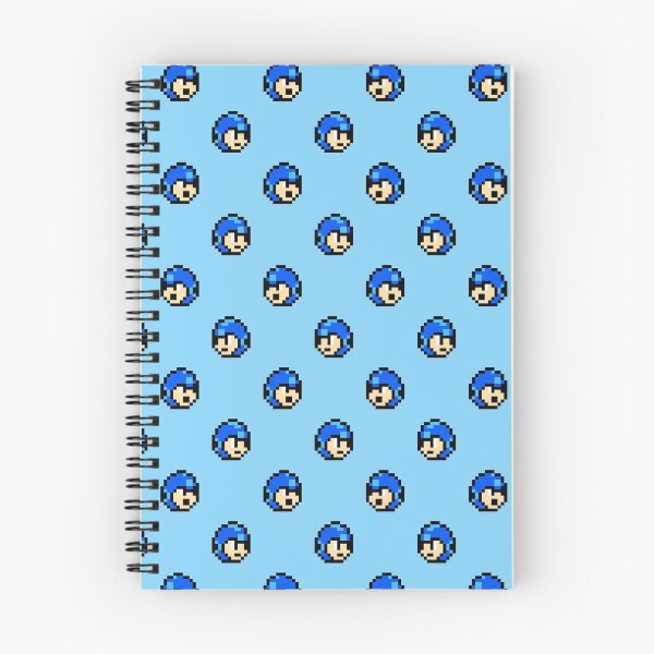 Item preview, Megaman Head Pixelart Pattern designed and sold by PexelPirfect.