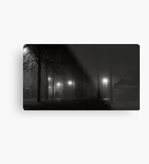 Foggy night in Arnhem Metal Print