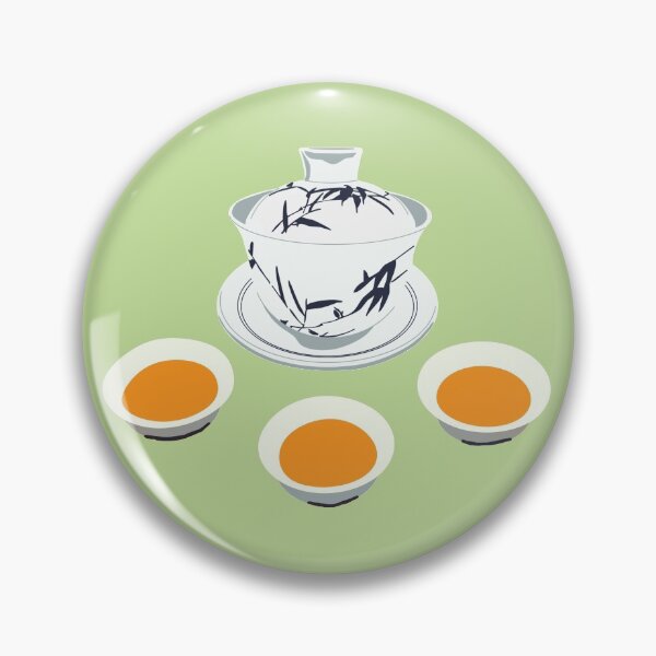 Item preview, Porcelain Gaiwan with Bamboo Design and Teacups designed and sold by djmouthguard.