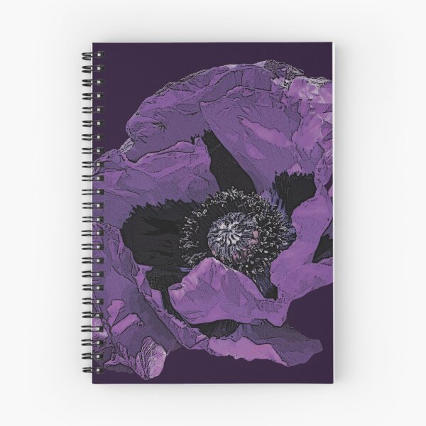 Item preview, Poster Effect Purple Poppy designed and sold by WildandDivine.