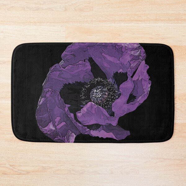 Item preview, Poster Effect Purple Poppy designed and sold by WildandDivine.