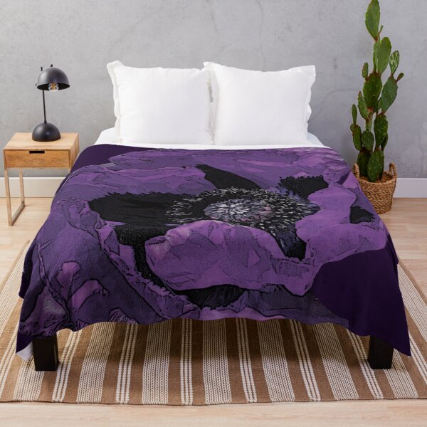 Item preview, Poster Effect Purple Poppy designed and sold by WildandDivine.