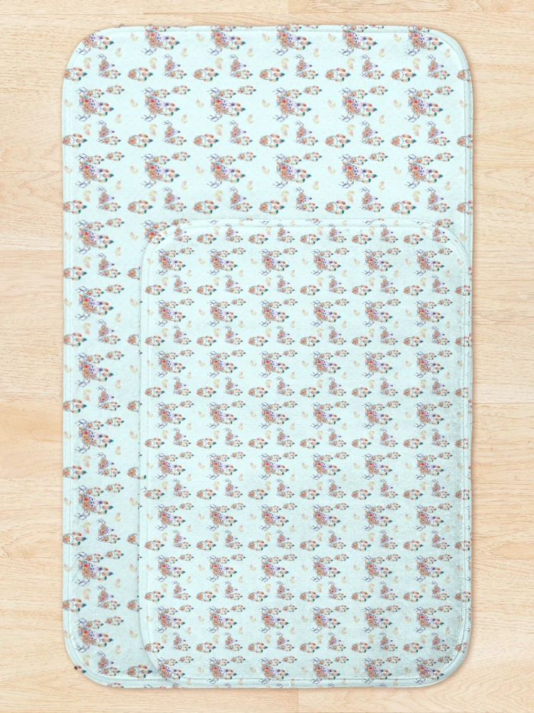 Thumbnail 5 of 6, Bath Mat, Native Pattern designed and sold by MyTribePatterns.