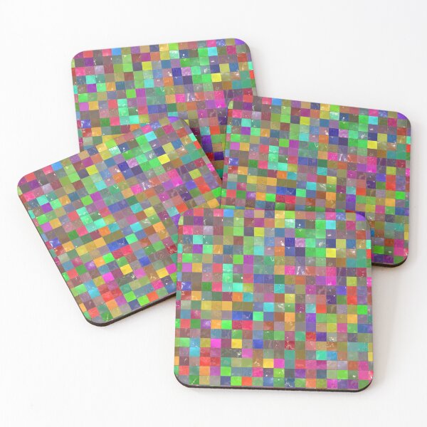 Item preview, Colorful tiles texture  designed and sold by Sybille-Yates.