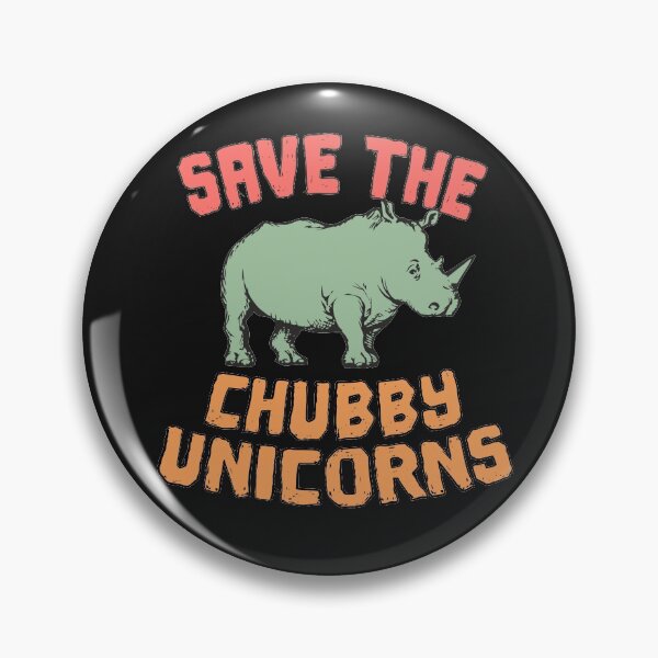 Item preview, Save the Chubby Unicorns Rhinos Vintage  designed and sold by alenaz.
