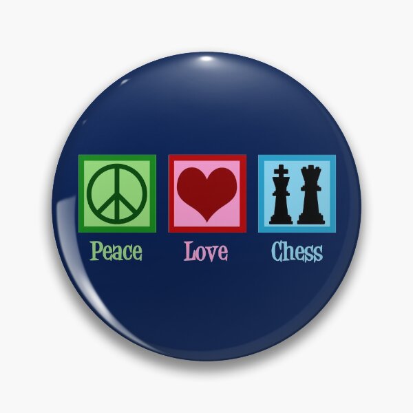 Item preview, Peace Love Chess designed and sold by Epic Love Designs.