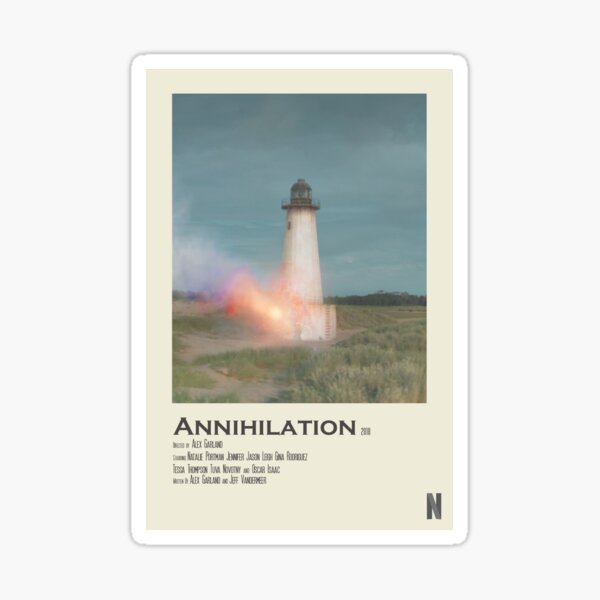 Annihilation Polaroid Poster Sticker