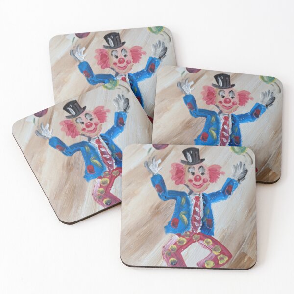 Item preview, Clown Juggler Acrylic Painting designed and sold by Mike Valentine.