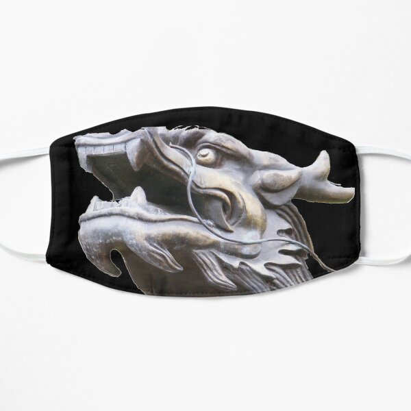 COOL BEAST MODE FUNNY QUOTE DRAGON FANTASY Flat Mask