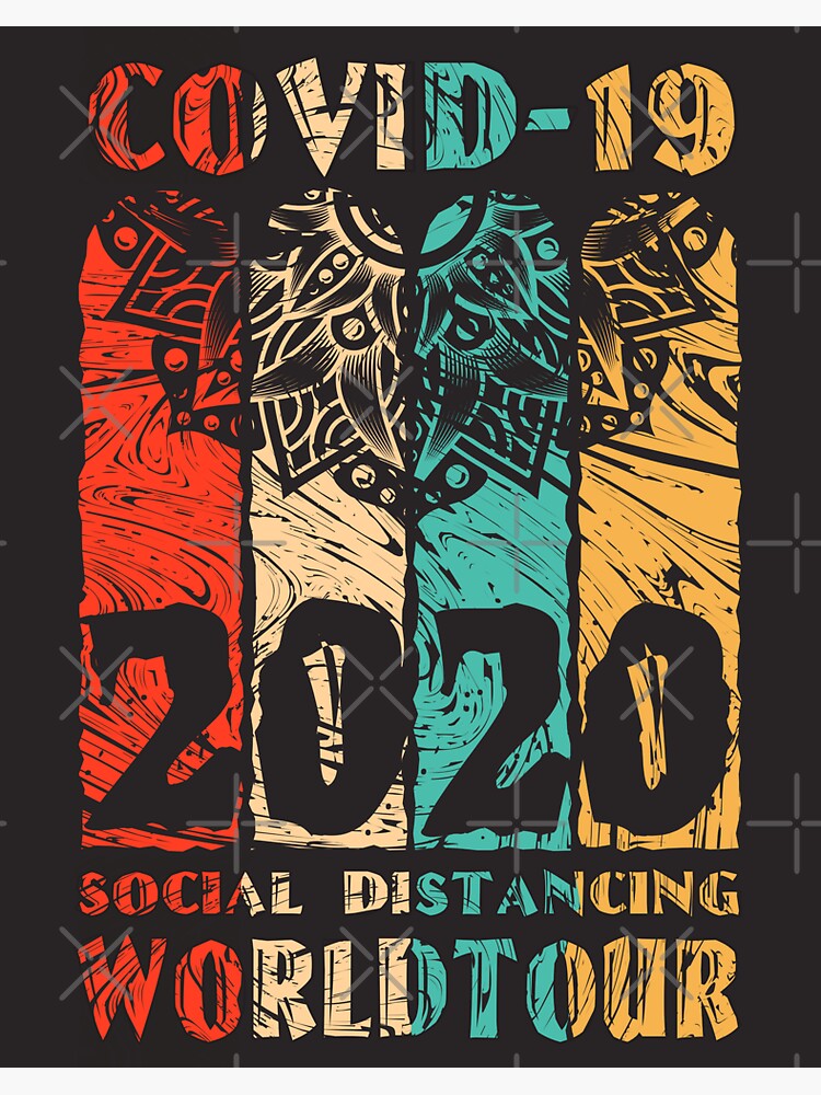 Covid-19 Social Distancing WorldTour - brainbubbles von brainbubbles