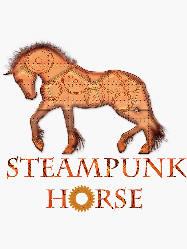 Steampunk horse by valzart