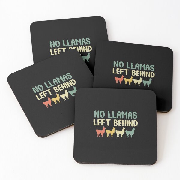 Item preview, Funny No Llamas Left Behind Alpaca Lover Gift Men Women Kids  designed and sold by Laura J Devera ⭐⭐⭐⭐⭐.