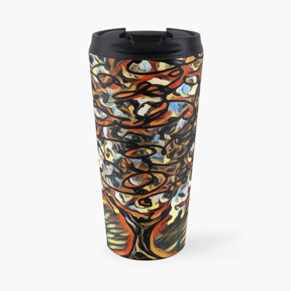 Tree Art 7 designed and created by (c) Janet Watson Art Travel Mug
