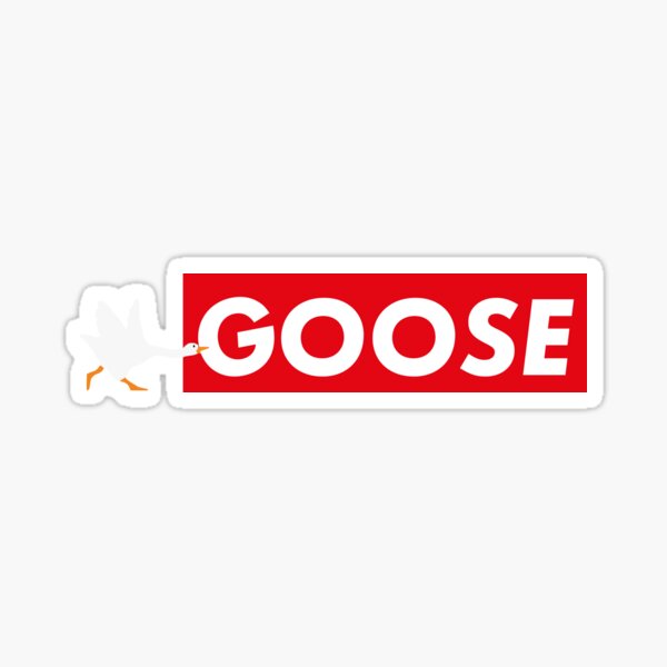 supreme goose sticker