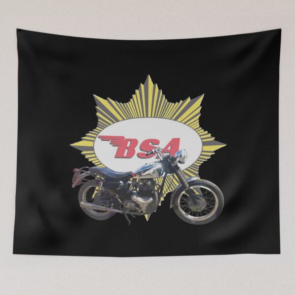 Item preview, BSA A10 Classic British Motorcycle designed and sold by DusklightArt.