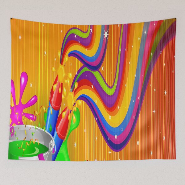 Item preview, Patrón de salpicaduras multicolor del arco iris designed and sold by yougalore.