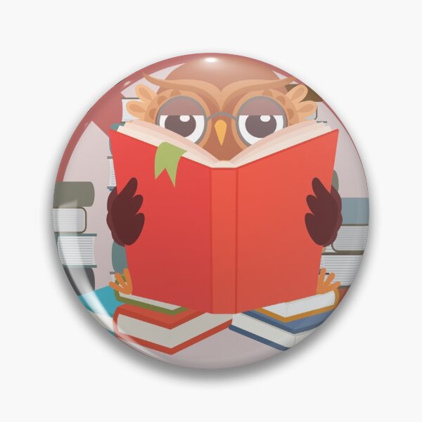 Item preview, owl reading book | Owl reading a book designed and sold by TshirtFuchs.