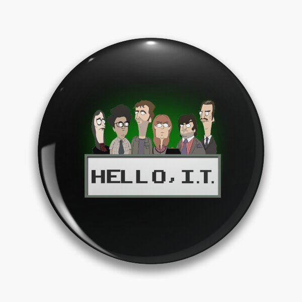 Item preview, Hello, IT. The IT Crowd designed and sold by Nerd Shizzle.