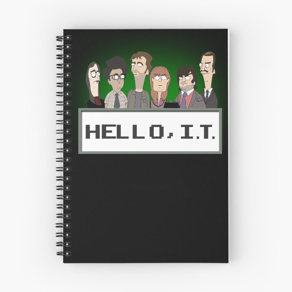 Item preview, Hello, IT. The IT Crowd designed and sold by Nerd Shizzle.
