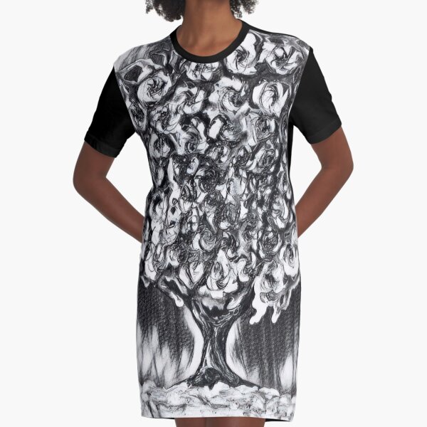 Tree Art 2 designed and created by (c) Janet Watson Art Graphic T-Shirt Dress