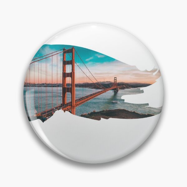 Item preview, California Golden Gate Bridge Wave designed and sold by eliahb.