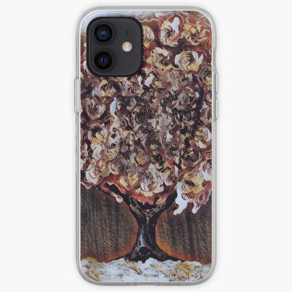 Tree Art 1 designed and created by Janet Watson Art iPhone Soft Case