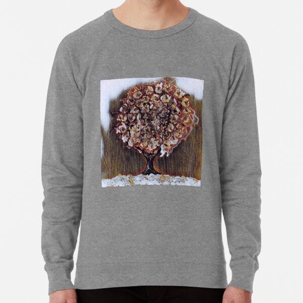 Tree Art 1 designed and created by Janet Watson Art Lightweight Sweatshirt