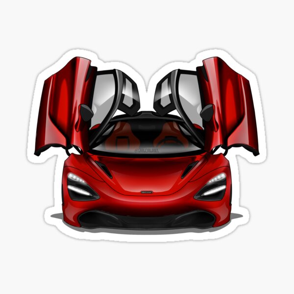 720S Red Sticker