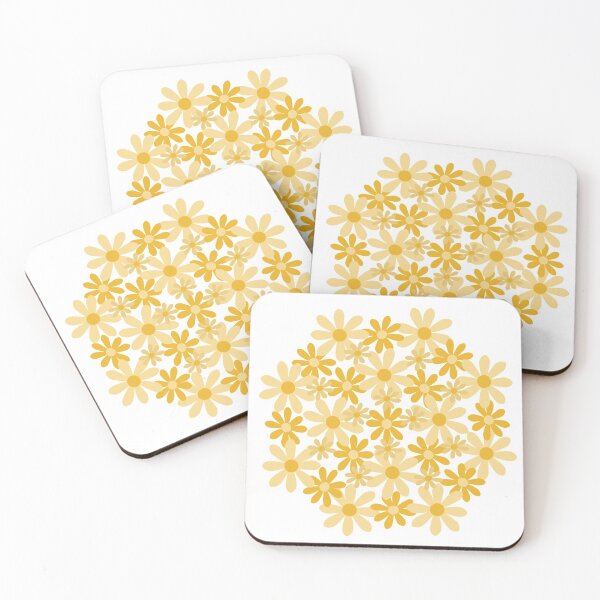 Item preview, Golden Flower Circle (white background) designed and sold by elrathia.