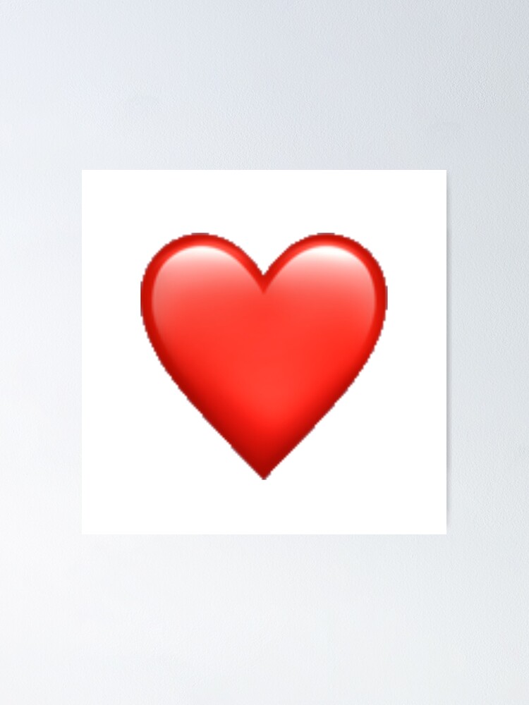 Herz Emojis Poster Von Matthew554a Redbubble