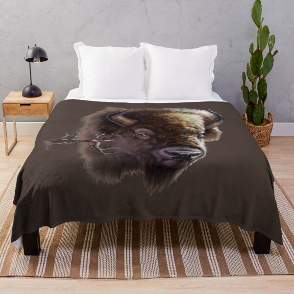 Item preview, Buffalo Portrait designed and sold by Salmoneggs.